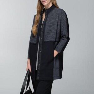 Lululemon Longline Jacket Snap Closure Car Coat